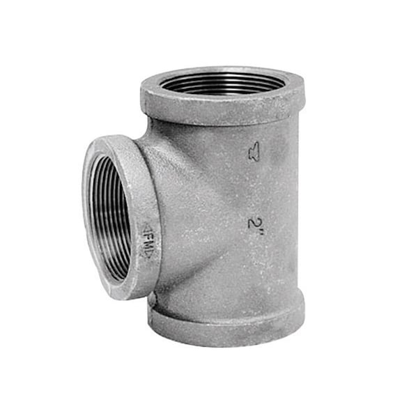 Billco Anvil 3/8 in. FPT X 3/8 in. D FPT 3/8 in. D FPT Black Malleable Iron Tee 8700120408 - main